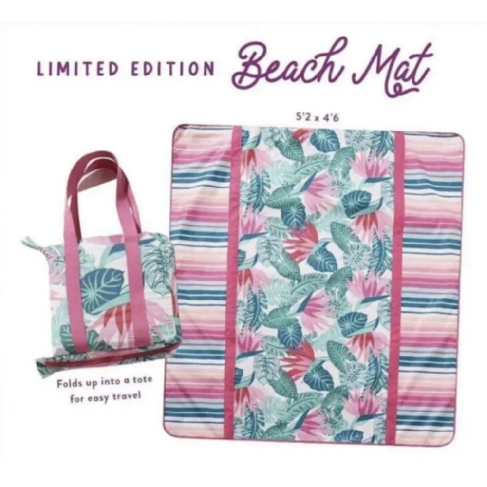 Matilda Jane Enchanted Garden‎ Limited-Edition MJC Beach Mat 54" x 62" New